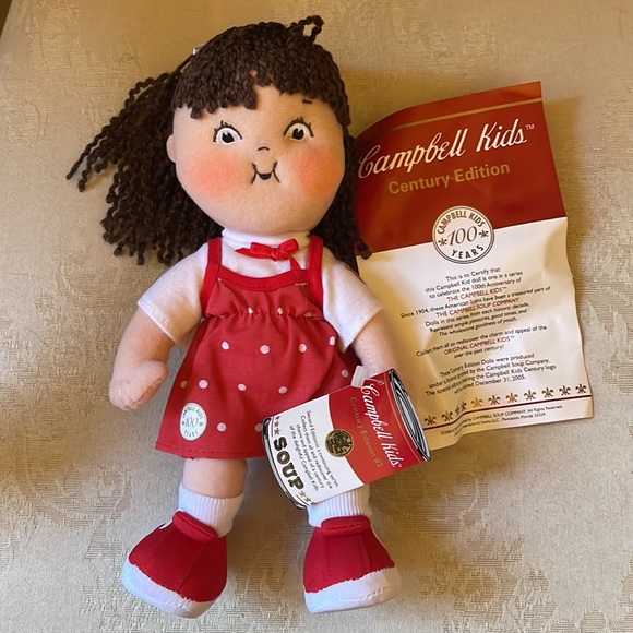 NIB Campbell’s Kids Century Edition cloth dolls, retired in 2005 - Picture 7 of 11